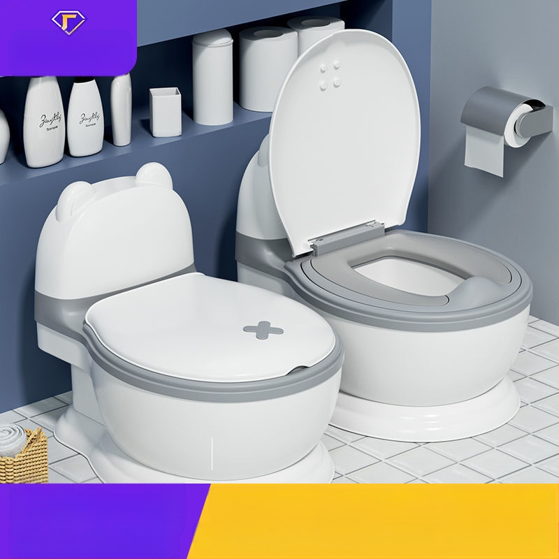 Bērnu podiņš, liels mājsaimniecības bērnu tualete, meitenes tualete, mazulis, bērni, mākslīgais urīns, spainis, zēna urīns