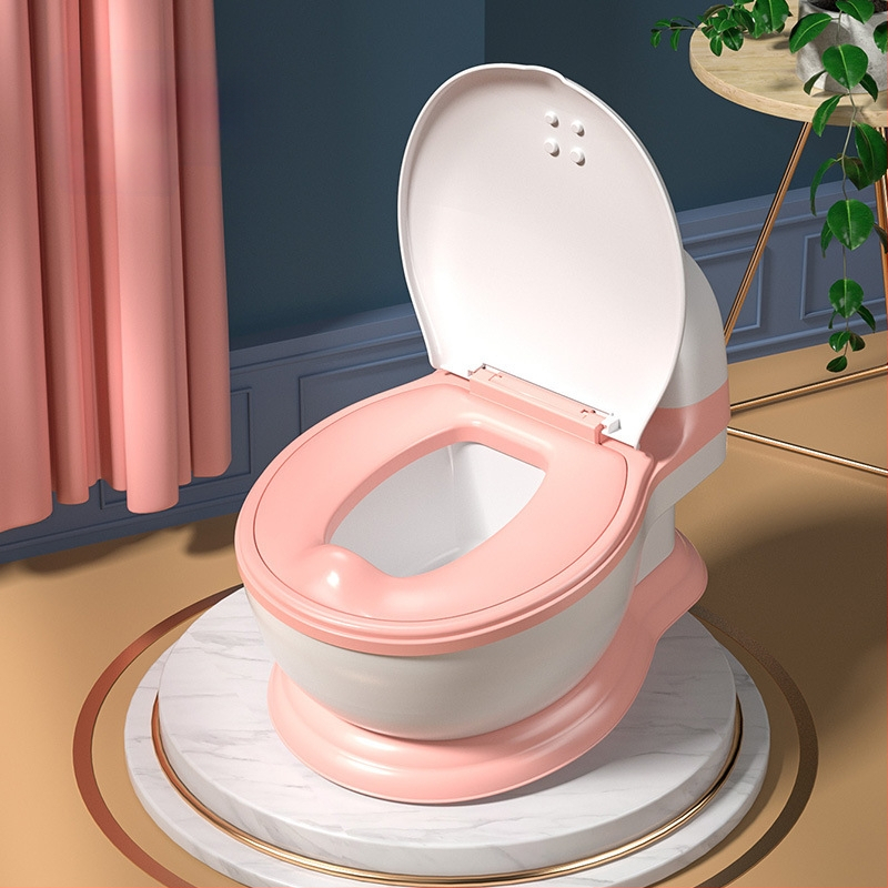 Bērnu podiņš, liels mājsaimniecības bērnu tualete, meitenes tualete, mazulis, bērni, mākslīgais urīns, spainis, zēna urīns