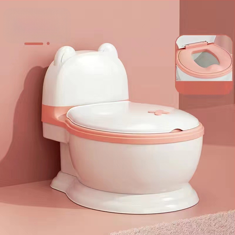 Bērnu podiņš, liels mājsaimniecības bērnu tualete, meitenes tualete, mazulis, bērni, mākslīgais urīns, spainis, zēna urīns