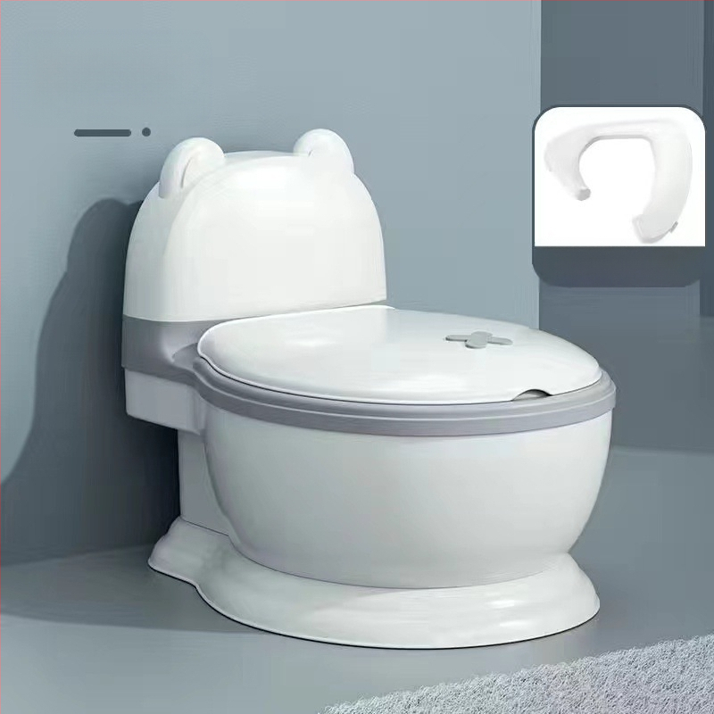 Bērnu podiņš, liels mājsaimniecības bērnu tualete, meitenes tualete, mazulis, bērni, mākslīgais urīns, spainis, zēna urīns