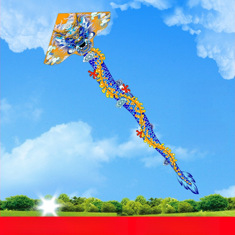 Jauns simtkājis Jinwei Tianlong 11 metri 15 metri 30 metri 50 metri zaļa čūska gara aste liels pūķis vairumtirdzniecība labi mušu ražotāji