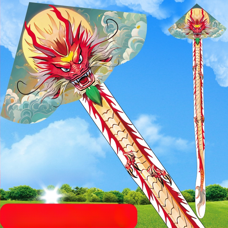 Jauns simtkājis Jinwei Tianlong 11 metri 15 metri 30 metri 50 metri zaļa čūska gara aste liels pūķis vairumtirdzniecība labi mušu ražotāji