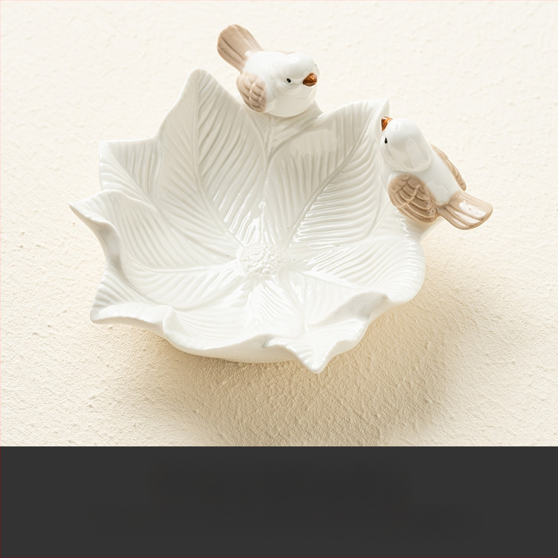 Papuošalų lėkštė, kūrybinga, aukštos klasės, paukštis, miela muilo lėkštė, dietinė sūpuoklinė lėkštė, keraminė laikymo lentynėlė, papuošalų laikymo šviesa, prabangi „Dim Sum“