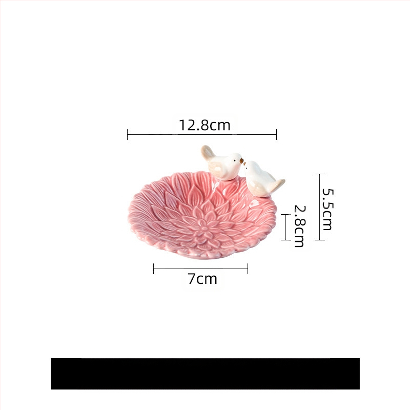 Papuošalų lėkštė, kūrybinga, aukštos klasės, paukštis, miela muilo lėkštė, dietinė sūpuoklinė lėkštė, keraminė laikymo lentynėlė, papuošalų laikymo šviesa, prabangi „Dim Sum“