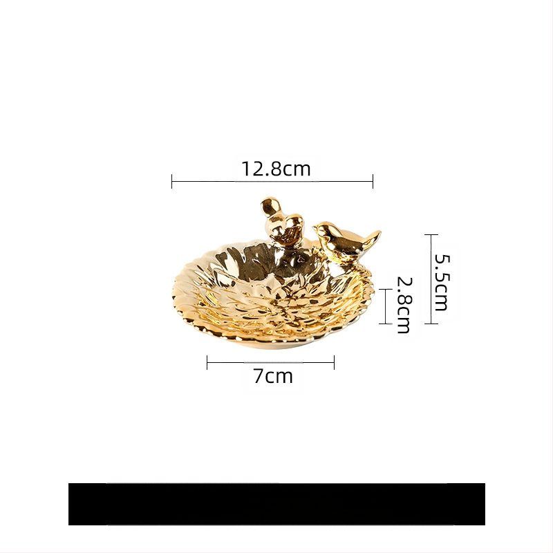 Papuošalų lėkštė, kūrybinga, aukštos klasės, paukštis, miela muilo lėkštė, dietinė sūpuoklinė lėkštė, keraminė laikymo lentynėlė, papuošalų laikymo šviesa, prabangi „Dim Sum“