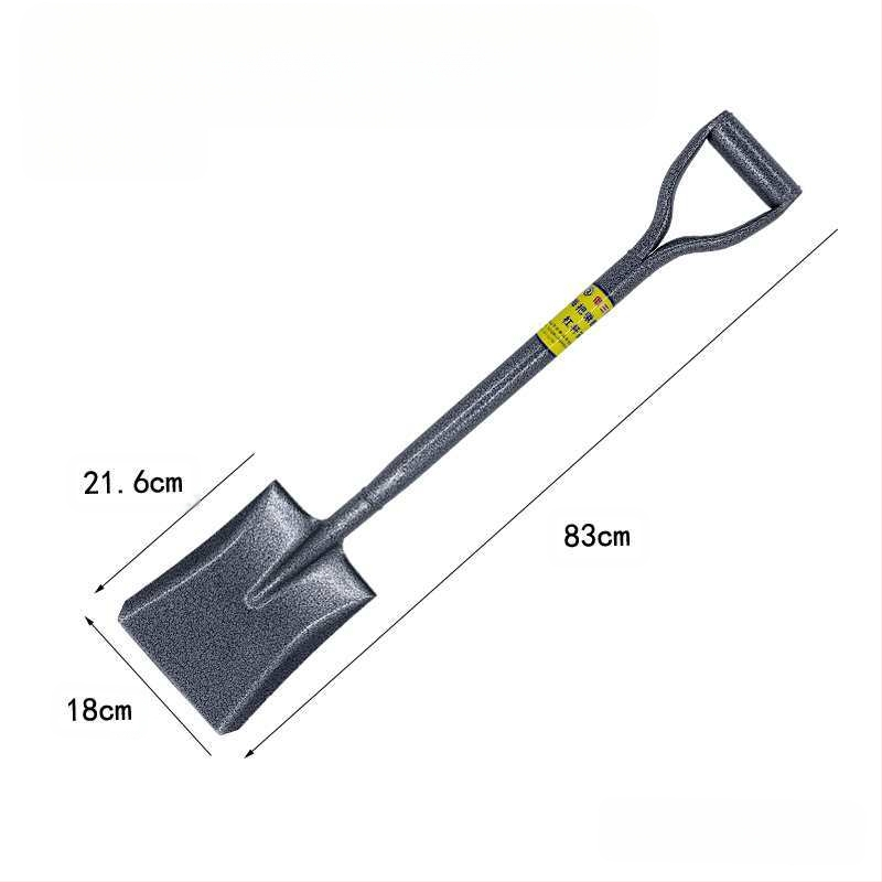 „Viskas viename“ plieninis kastuvas, pastorintas smailus kastuvas, kvadratinis kastuvas, geležinis kastuvas, daržovių sodinimo, žemės ūkio, mangano plieno, mažo dydžio kastuvas sodo įrankiams