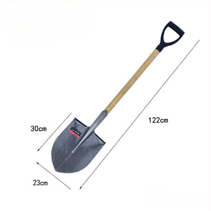 „Viskas viename“ plieninis kastuvas, pastorintas smailus kastuvas, kvadratinis kastuvas, geležinis kastuvas, daržovių sodinimo, žemės ūkio, mangano plieno, mažo dydžio kastuvas sodo įrankiams