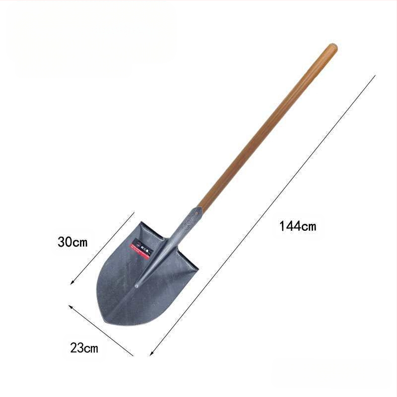 „Viskas viename“ plieninis kastuvas, pastorintas smailus kastuvas, kvadratinis kastuvas, geležinis kastuvas, daržovių sodinimo, žemės ūkio, mangano plieno, mažo dydžio kastuvas sodo įrankiams