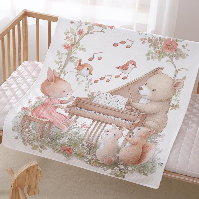 Unikalūs spausdinti naujagimio paklodės, grynos medvilnės lovelės, vandeniui atsparios, skalbiamos, kvėpuojančios, ištisos paklodės, padidintos, sauskelnės