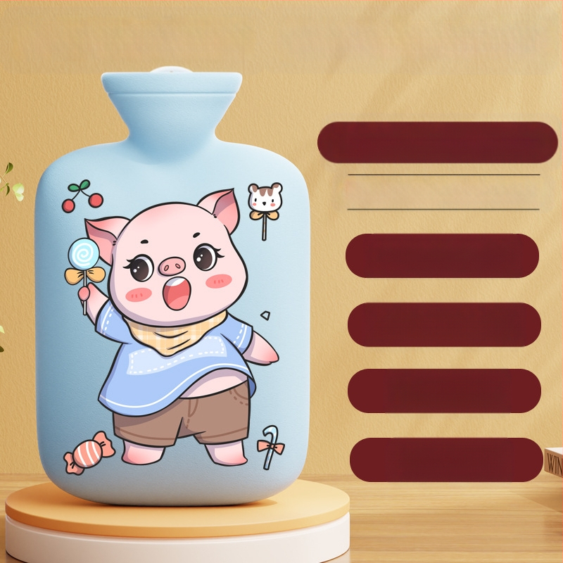 Piiriülese tootja multifilmidest valmistatud kuumaveepudeli täidetavad suured ja väikesed kuumaveekotid naistele kõhu ja käte soojendamiseks Amazonist