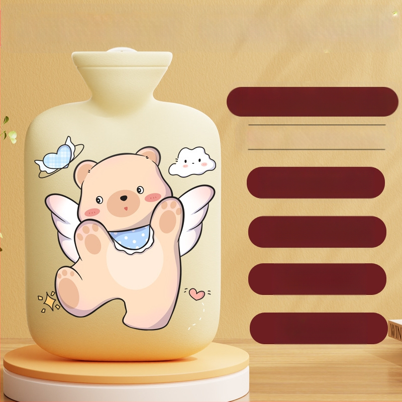 Piiriülese tootja multifilmidest valmistatud kuumaveepudeli täidetavad suured ja väikesed kuumaveekotid naistele kõhu ja käte soojendamiseks Amazonist