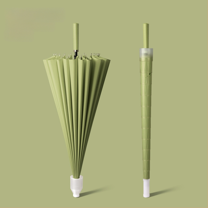 Голф чадър с дълга дръжка и водоустойчив капак, полуавтоматично отваряне и затваряне, автомобилен чадър с права дръжка, силен, устойчив на вятър, черен гумен слънцезащитен крем.