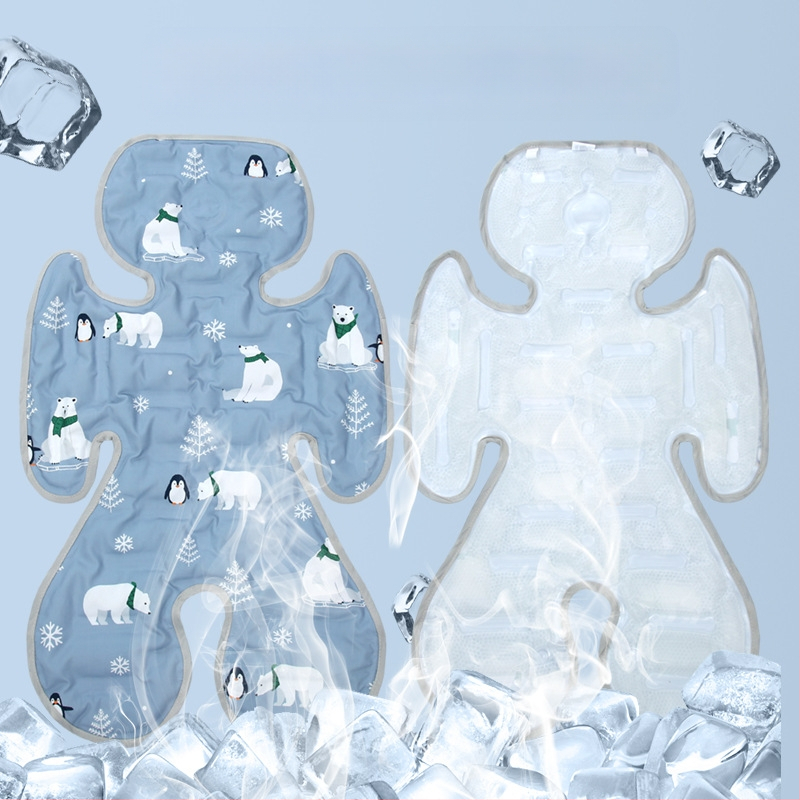 Vasaros valgomojo kėdė, ledo kilimėlis, kūdikio vežimėlis, ledo kilimėlis, gelis, animacinis filmas, vėsus kūdikio pagalvėlė, šaltas kilimėlis, vaikų automobilio kilimėlis, minkštas