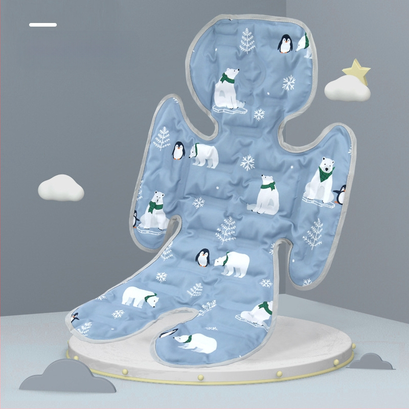 Vasaros valgomojo kėdė, ledo kilimėlis, kūdikio vežimėlis, ledo kilimėlis, gelis, animacinis filmas, vėsus kūdikio pagalvėlė, šaltas kilimėlis, vaikų automobilio kilimėlis, minkštas