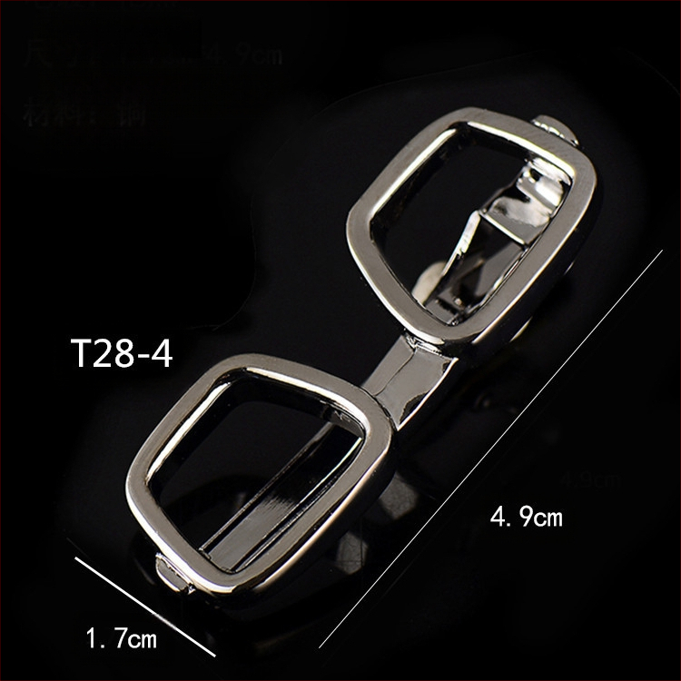 Meeste relvaga must lipsuklamber, äriprillidega, torukujuline ankur, Korea stiilis turvaline vasklipsuklamber