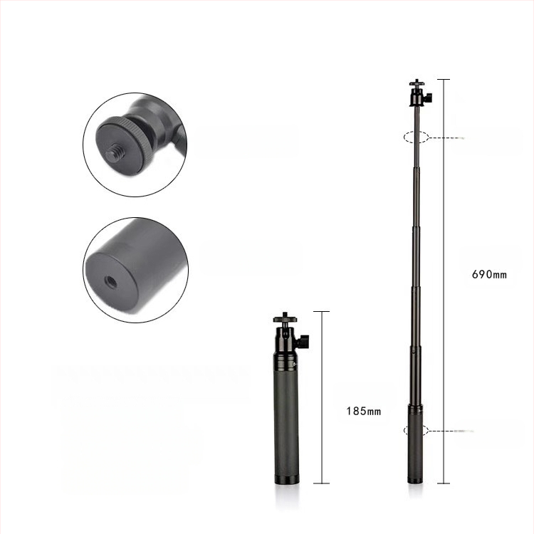 „Feiyu“ prailginimo strypas „Dajiang Vast“ mobiliojo telefono stabilizatorius universalus asmenukių lazdas sportinė kamera „gopro13“ delninis strypas