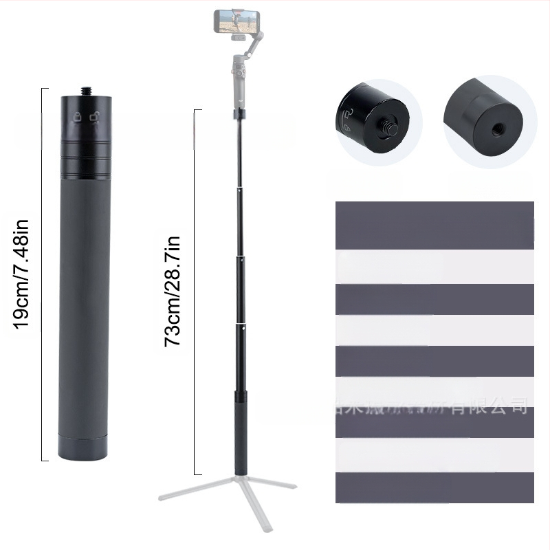 „Feiyu“ prailginimo strypas „Dajiang Vast“ mobiliojo telefono stabilizatorius universalus asmenukių lazdas sportinė kamera „gopro13“ delninis strypas