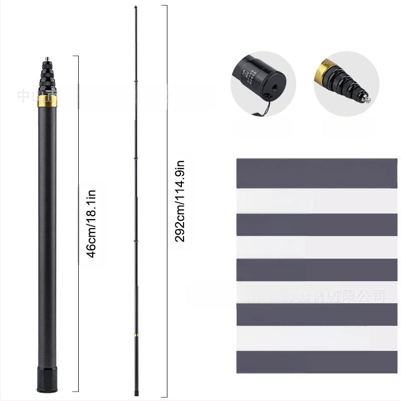 „Feiyu“ prailginimo strypas „Dajiang Vast“ mobiliojo telefono stabilizatorius universalus asmenukių lazdas sportinė kamera „gopro13“ delninis strypas