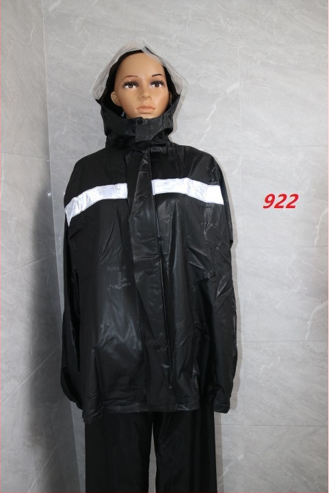 Sustorintas lietaus neperšlampamas lietpaltis ir kelnės, dviračio lietaus pončas, motociklo lietpaltis pristatymo motociklininkams, nepralaidus perpjautas lietpaltis