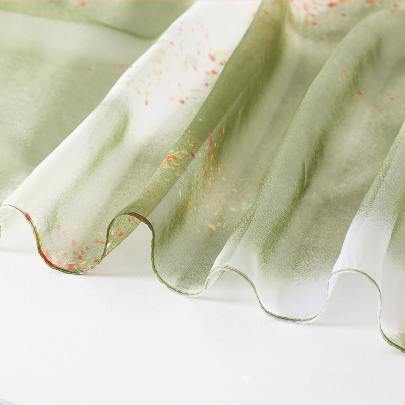 Šilkinis šalikas moterims, 2024 m. naujo stiliaus plonas vasaros vidurio rudens festivalio dovanų dėžutė, didelė skara mamai ir vyresnio amžiaus žmonėms