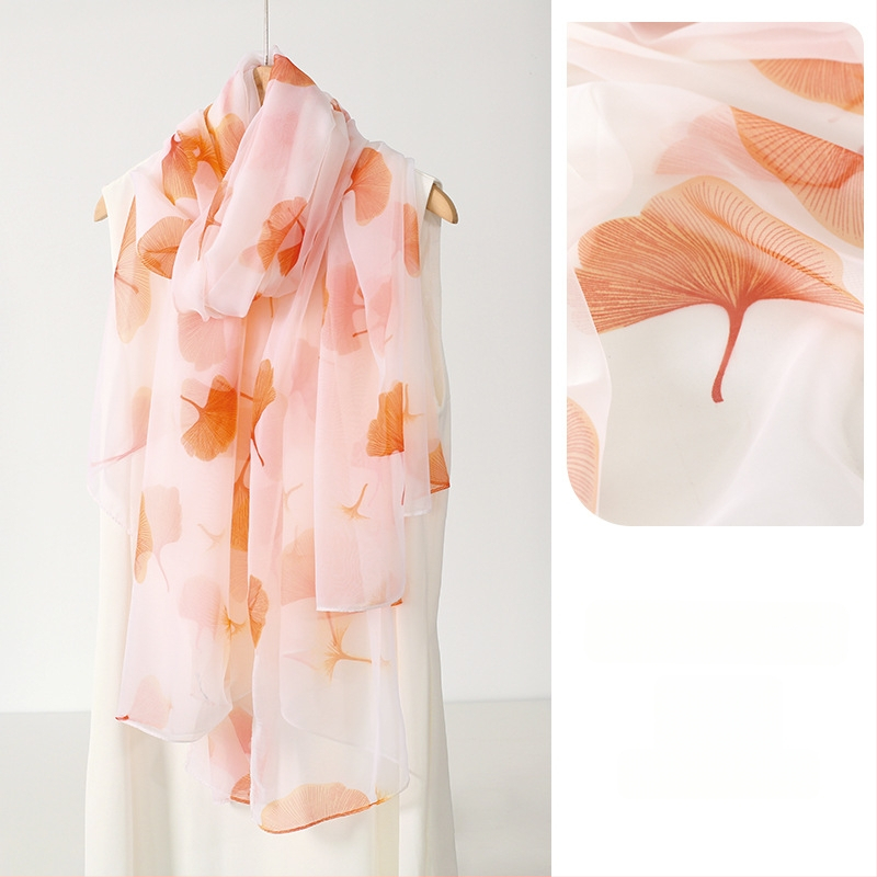 Šilkinis šalikas moterims, 2024 m. naujo stiliaus plonas vasaros vidurio rudens festivalio dovanų dėžutė, didelė skara mamai ir vyresnio amžiaus žmonėms