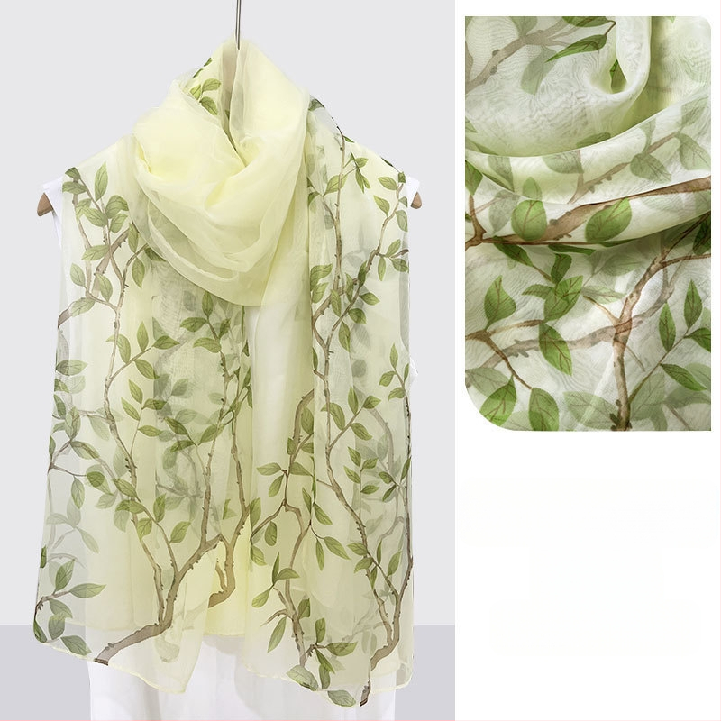 Šilkinis šalikas moterims, 2024 m. naujo stiliaus plonas vasaros vidurio rudens festivalio dovanų dėžutė, didelė skara mamai ir vyresnio amžiaus žmonėms