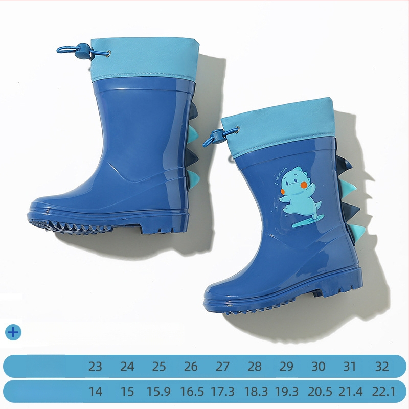 Детски дъждобран за момче, прозрачна козирка, жълто пончо с патица, удължен по цялото тяло, водоустойчив комплект за момичета с динозавърски мотиви