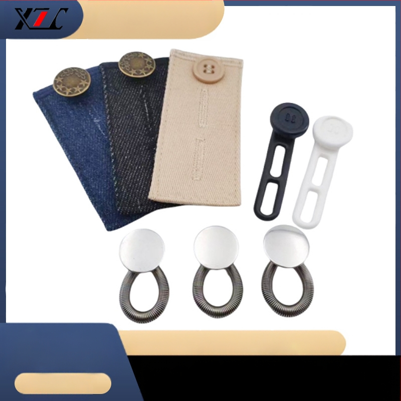 Reguliuojamos ir nuimamos apvalios džinsų sagos vyrams ir moterims, kelnių juosmens padidinimas, prailginimo sagtis be siūlės