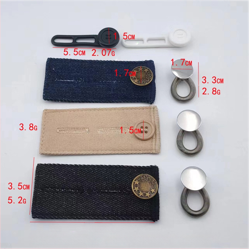 Reguliuojamos ir nuimamos apvalios džinsų sagos vyrams ir moterims, kelnių juosmens padidinimas, prailginimo sagtis be siūlės