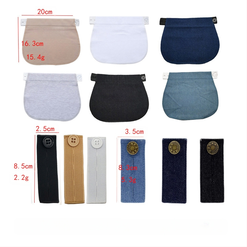 Reguliuojamos ir nuimamos apvalios džinsų sagos vyrams ir moterims, kelnių juosmens padidinimas, prailginimo sagtis be siūlės