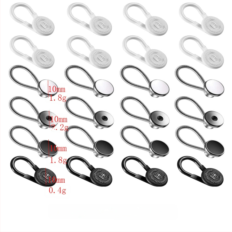 Reguliuojamos ir nuimamos apvalios džinsų sagos vyrams ir moterims, kelnių juosmens padidinimas, prailginimo sagtis be siūlės