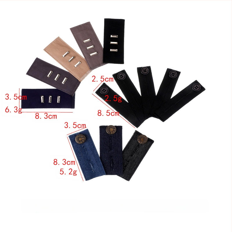 Reguliuojamos ir nuimamos apvalios džinsų sagos vyrams ir moterims, kelnių juosmens padidinimas, prailginimo sagtis be siūlės