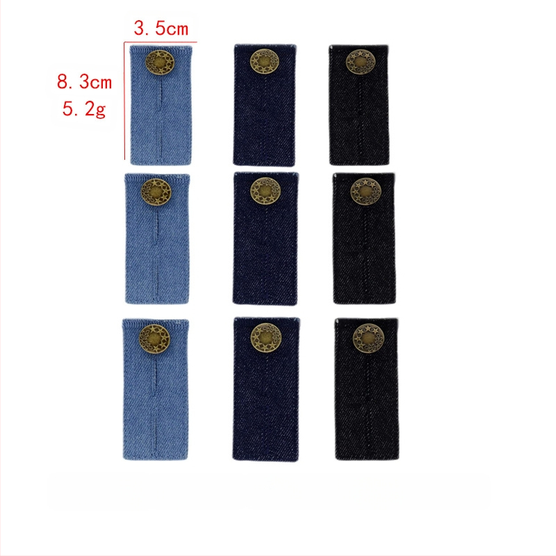 Reguliuojamos ir nuimamos apvalios džinsų sagos vyrams ir moterims, kelnių juosmens padidinimas, prailginimo sagtis be siūlės