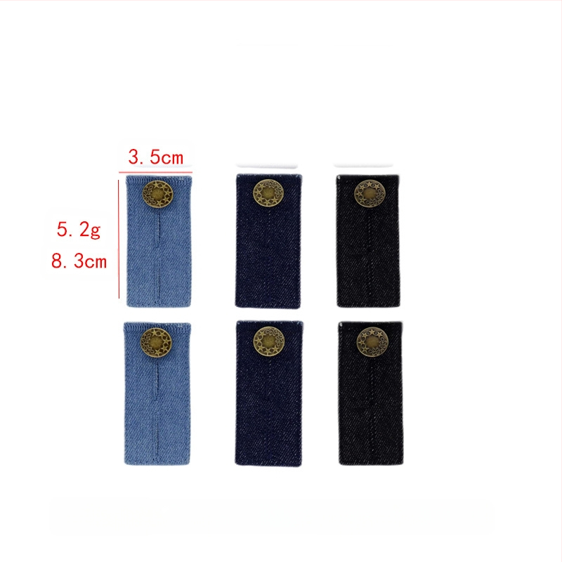 Reguliuojamos ir nuimamos apvalios džinsų sagos vyrams ir moterims, kelnių juosmens padidinimas, prailginimo sagtis be siūlės