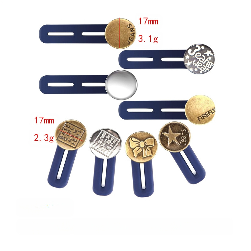 Reguliuojamos ir nuimamos apvalios džinsų sagos vyrams ir moterims, kelnių juosmens padidinimas, prailginimo sagtis be siūlės