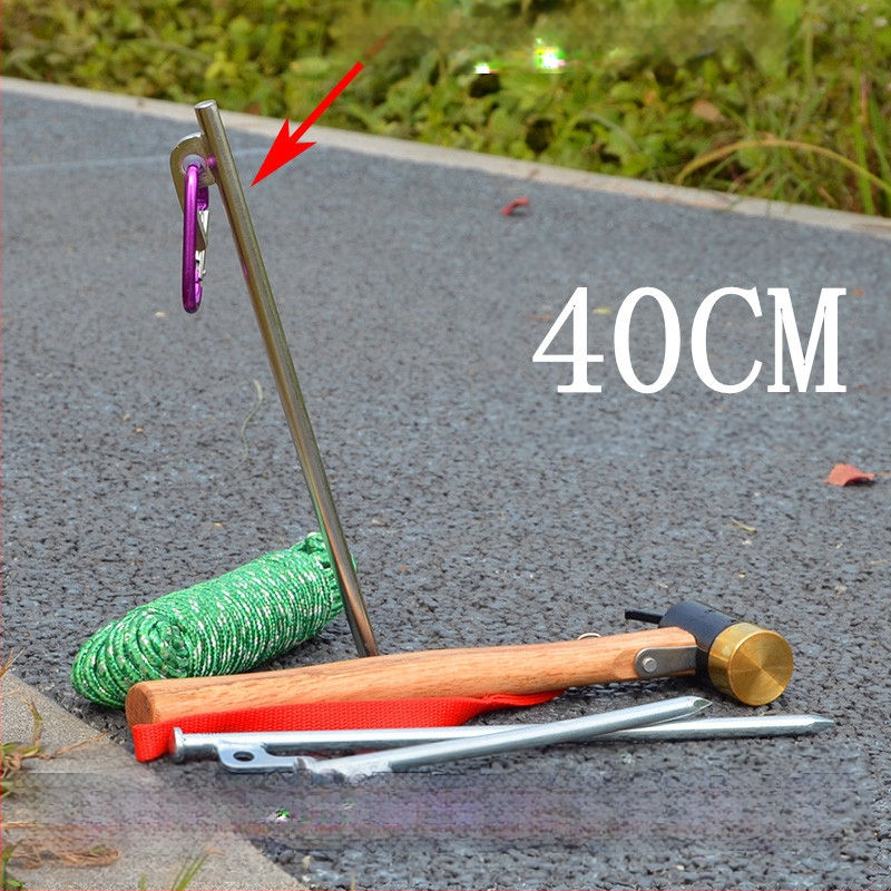 Pludmales nagla 30CM10 avārijas tuksneša ainaviskās vietas kempinga plastmasas RV ceļojumu fiksatora komplekts