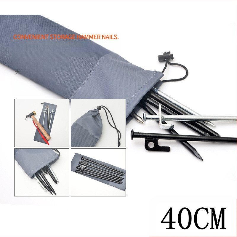 Pludmales nagla 30CM10 avārijas tuksneša ainaviskās vietas kempinga plastmasas RV ceļojumu fiksatora komplekts