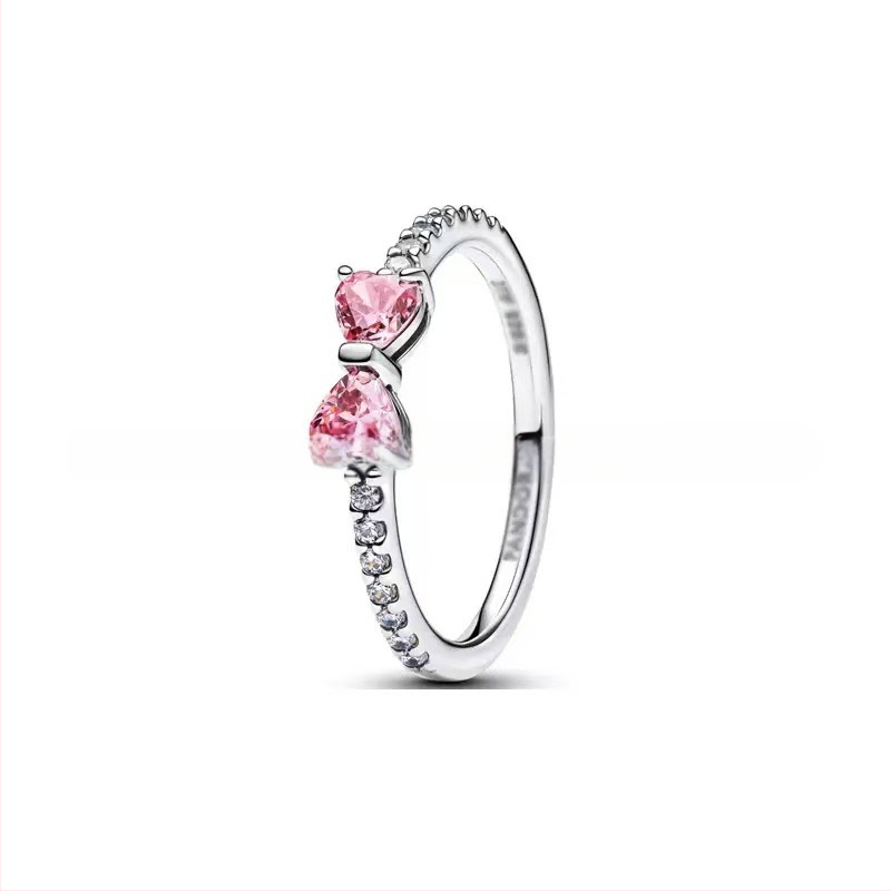 Strieborný prsteň Panjia S925 s elegantným diamantom a malým výklenkom, kreatívny luxusný darčekový predmet