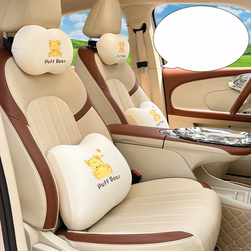 Kollased autosalongitarbed armsa multifilmiga, universaalsed piimakollased autotarbed naistele igaks aastaajaks