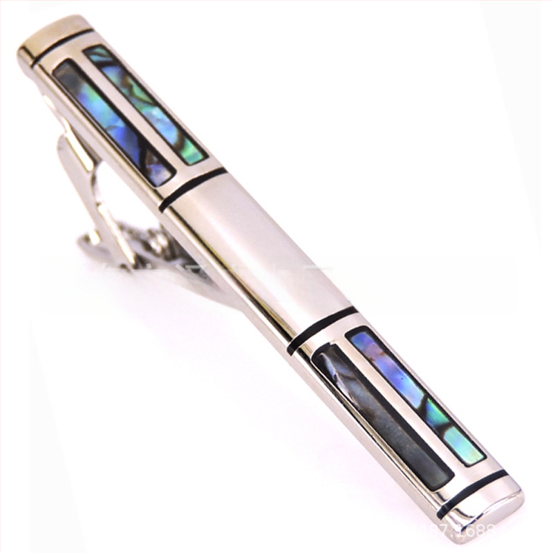 Madingi vyriški kaklaraiščio segtukai, vielos traukimo, krištolo kriauklės kaklaraiščio segtukai, verslo vyrams, kaklaraiščio segtukų gamyklos kainos išpardavimas