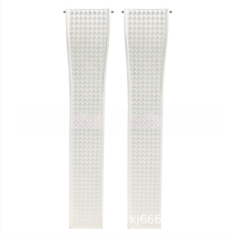 Fluoru gumijas ātrās atbrīvošanas pulksteņa siksniņa ir piemērota Omega Seiko Xitiecheng dubultspiedes tauriņa sprādzes 20/22 mm pulksteņu aksesuāriem.