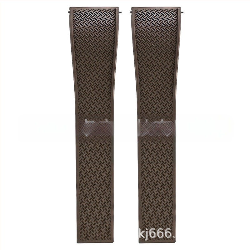 Fluoru gumijas ātrās atbrīvošanas pulksteņa siksniņa ir piemērota Omega Seiko Xitiecheng dubultspiedes tauriņa sprādzes 20/22 mm pulksteņu aksesuāriem.