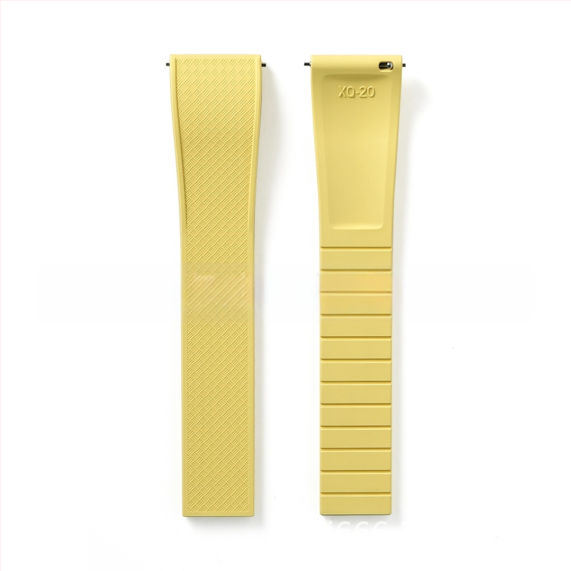 Fluoru gumijas ātrās atbrīvošanas pulksteņa siksniņa ir piemērota Omega Seiko Xitiecheng dubultspiedes tauriņa sprādzes 20/22 mm pulksteņu aksesuāriem.