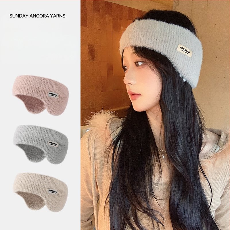 Naujos žieminės šiltos vilnonės megztos ausinės. Lauko dviračių ausinės, atsparios vėjui, šalčiui ir neužšąlančioms medžiagoms. Universalios ausinės su vilnos pamušalu.