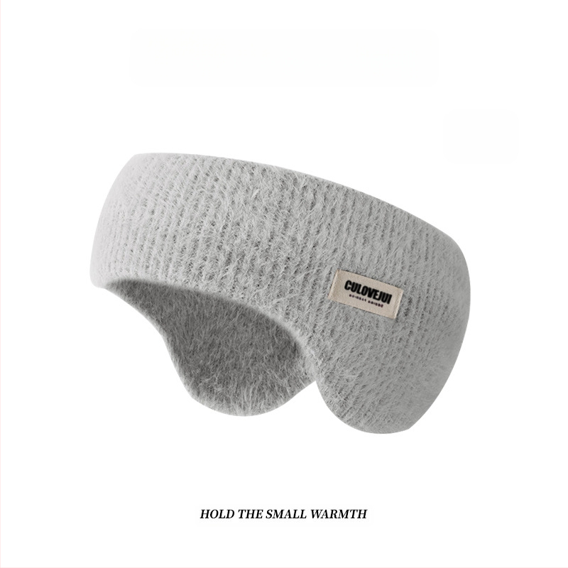 Naujos žieminės šiltos vilnonės megztos ausinės. Lauko dviračių ausinės, atsparios vėjui, šalčiui ir neužšąlančioms medžiagoms. Universalios ausinės su vilnos pamušalu.