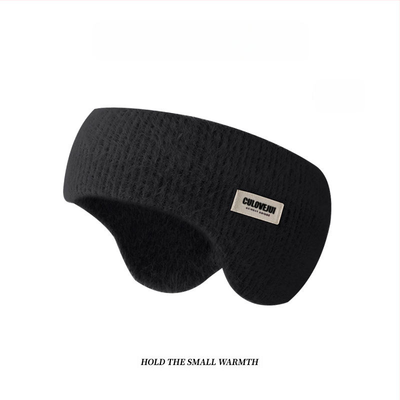 Naujos žieminės šiltos vilnonės megztos ausinės. Lauko dviračių ausinės, atsparios vėjui, šalčiui ir neužšąlančioms medžiagoms. Universalios ausinės su vilnos pamušalu.