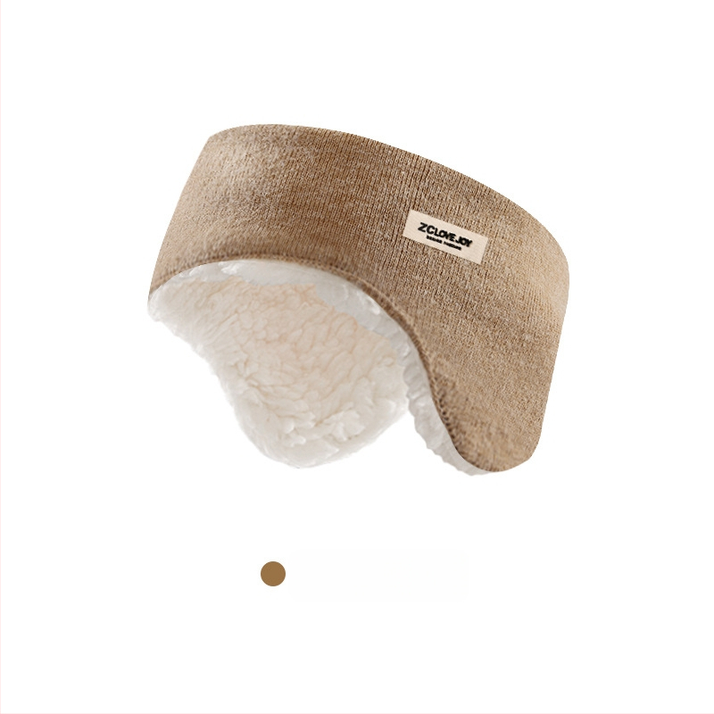 Naujos žieminės šiltos vilnonės megztos ausinės. Lauko dviračių ausinės, atsparios vėjui, šalčiui ir neužšąlančioms medžiagoms. Universalios ausinės su vilnos pamušalu.