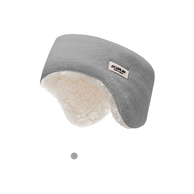 Naujos žieminės šiltos vilnonės megztos ausinės. Lauko dviračių ausinės, atsparios vėjui, šalčiui ir neužšąlančioms medžiagoms. Universalios ausinės su vilnos pamušalu.