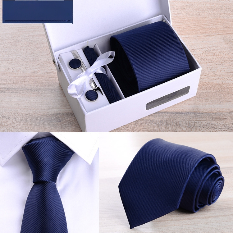 Fabriko vyriškas šešių dalių kostiumas, juodas, 8 cm ilgio, dryžuotas, rankinis kaklaraištis, jaunikio vestuvių dovanų dėžutė