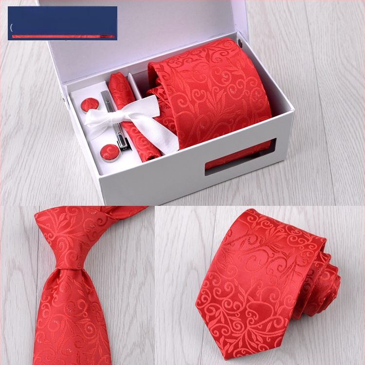 Fabriko vyriškas šešių dalių kostiumas, juodas, 8 cm ilgio, dryžuotas, rankinis kaklaraištis, jaunikio vestuvių dovanų dėžutė